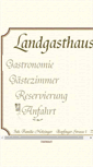 Mobile Screenshot of landgasthaus-gruener-baum.de